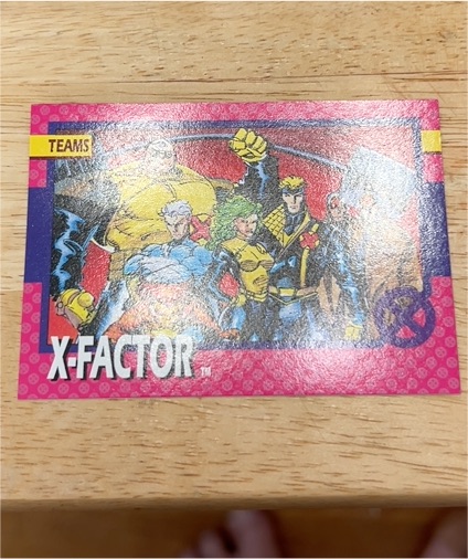 1992 Impel X-Men Teams #TEAMS X-Factor — front