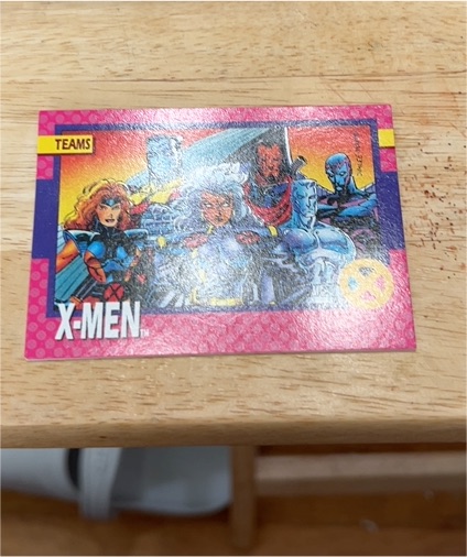 1992 Impel X-Men #71 X-Men Team — front