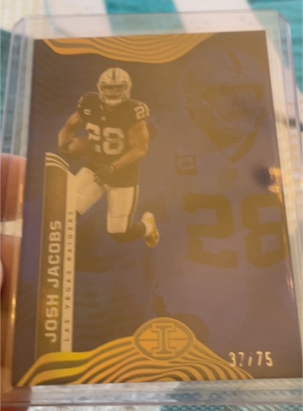 2022 Panini Illusions Football #37 Josh Jacobs — front