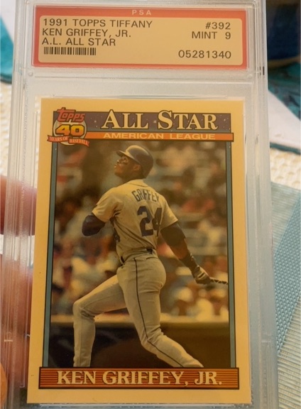 1991 Topps Tiffany #392 Ken Griffey Jr. All Star — front