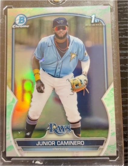 2023 Bowman Chrome #BCP-61 Junior Caminero — front