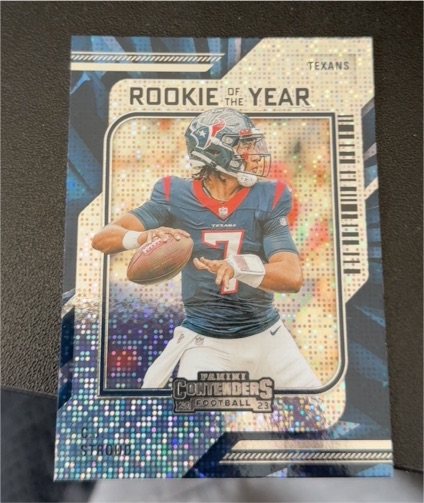 2023 Panini Contenders #5 C.J. Stroud Rookie of the Year — front