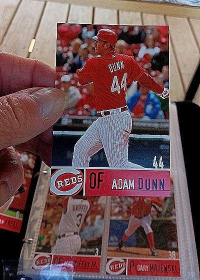 2001 Kahn's #44 Adam Dunn — front