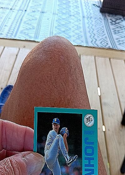 1987 Fleer #283 Randy Johnson — front