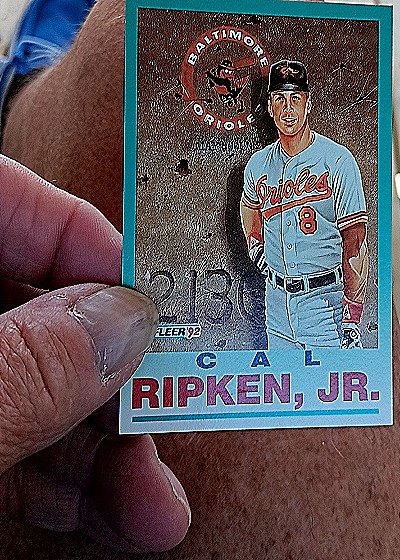 1992 Fleer #711 Cal Ripken Jr. — front