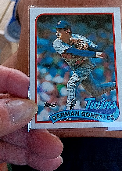 1989 Topps #434 German Gonzalez — front