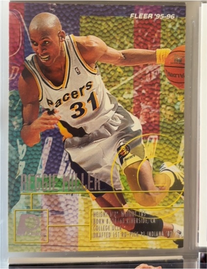 1995-96 Fleer #76 Reggie Miller — front