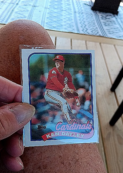 1989 Topps #409 Ken Dayley — front