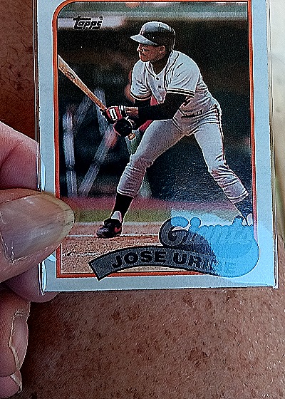 1989 Topps #753 Jose Uribe — front
