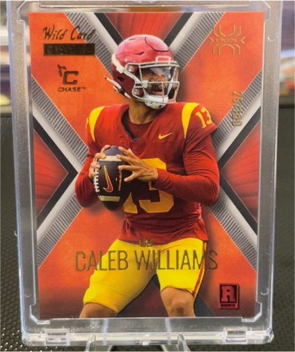 2023 Wild Card Matte X-Plode #MXP-CW Caleb Williams — front