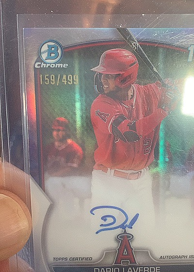2016 Bowman Chrome #159 Dario Laverde — front