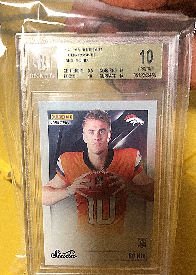 2024 Panini Instant #SR-36 Bo Nix — front