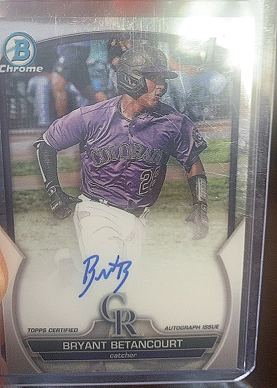 2023 Bowman Chrome #CPA-BB Bryant Betancourt — front