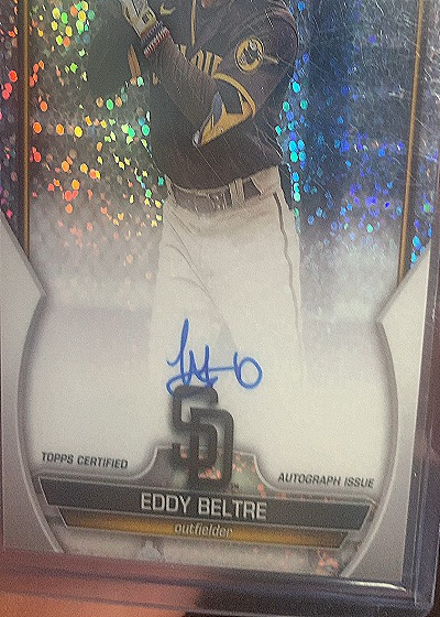 2023 Bowman Chrome #CPA-EB Eddy Beltre — front