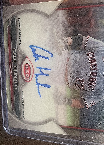 2024 Topps Pro Debut Cade Hunter Autograph — front