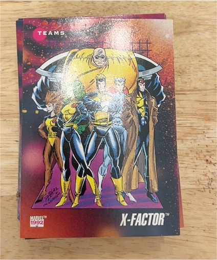 1992 Impel Marvel Universe #173 X-Factor — front
