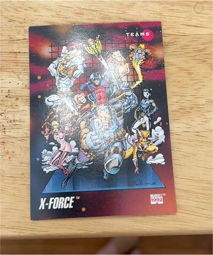 1992 Impel Marvel Universe #172 X-Force — front