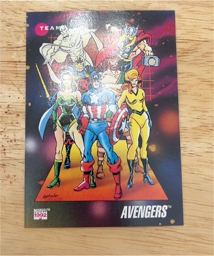 1992 Impel Marvel Universe Series 3 #171 Avengers — front