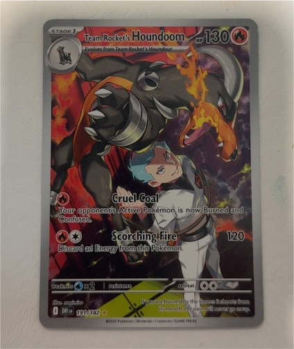 2025 Pokémon Scarlet & Violet Destined Rivals #191 Team Rocket's Houndoom — front