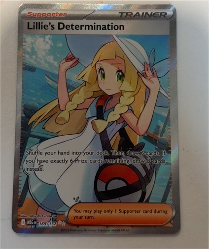 2025 Pokémon Mega Evolution #169/132 Lillie's Determination — front