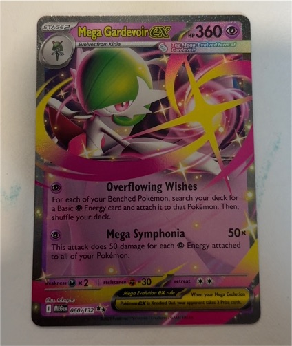 2025 Pokémon TCG Mega Evolutions #060 Mega Gardevoir EX — front