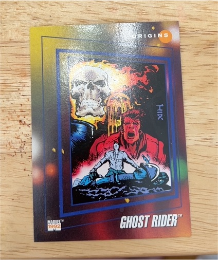 1992 Impel Marvel Universe Origins #167 Ghost Rider — front
