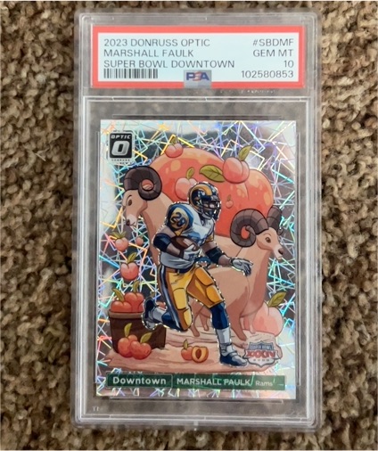 2023 Panini Donruss Optic #SBDMF Marshall Faulk — front