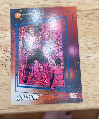 1992 Impel Marvel Universe Series III Origins Wolverine #164 — front