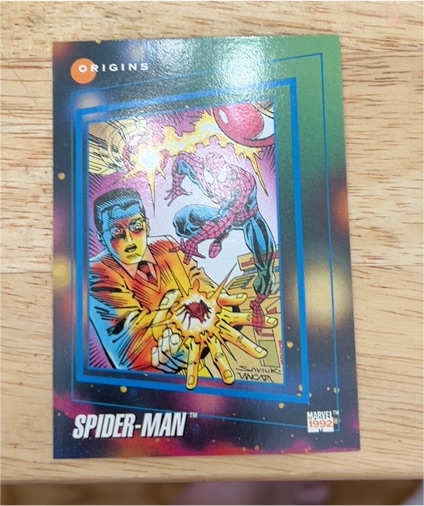 1992 Impel Marvel Universe Series 3 #162 Spider-Man — front