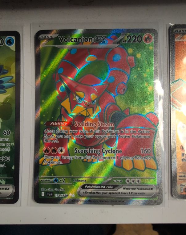 2020 Pokémon SV09: Journey Together #171 Volcanion EX — front