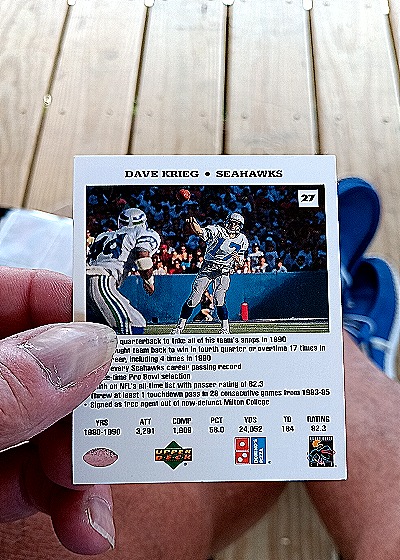 1990 Domino's Pizza #27 Jim Everett — front