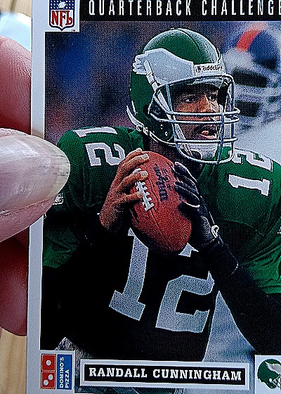 1991 Score #23 Randall Cunningham — front