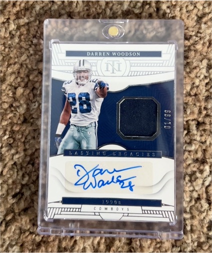 2022 Panini National Treasures Lasting Legacies #LPA-DW Darren Woodson — front