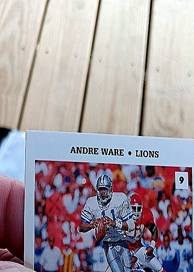 1991 Pro Set #9 Andre Ware — back