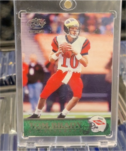 2000 Pacific #403 Tom Brady Rookie Card — front