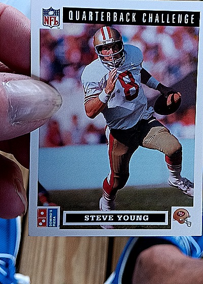 1991 Upper Deck Domino's Pizza Quarterback Challenge #26 Steve Young — front