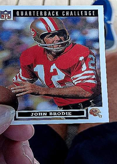 1990 Upper Deck #33 John Brodie — front