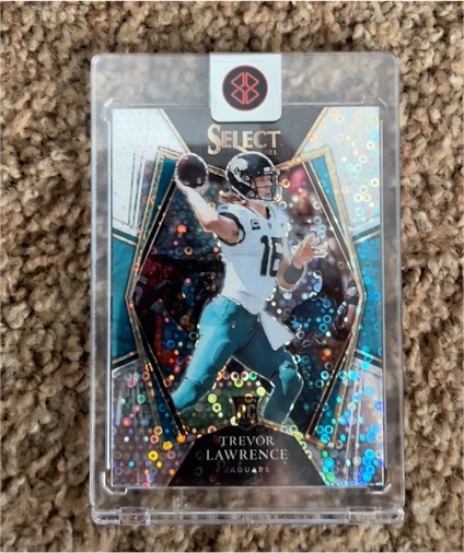 2021 Panini Select #143 Trevor Lawrence RC Rookie Jacksonville Jaguars — front