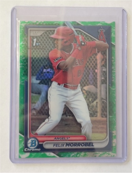 2024 Bowman Chrome #BCP-121 Felix Morrobel — front