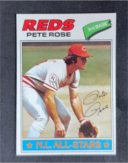 1977 Topps #450 Pete Rose — front