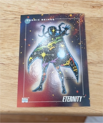 1992 Impel Marvel Universe #155 Eternity — front