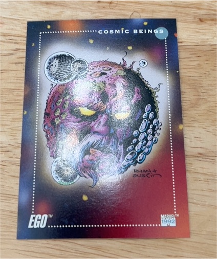 1992 Impel Marvel Universe Series 3 #154 Ego — front