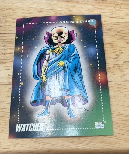 1992 Impel Marvel Universe Series 3 #152 Watcher — front