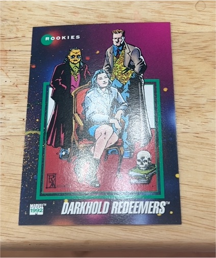 1992 Impel Marvel Universe Series 3 #144 Darkhold Redeemers — front