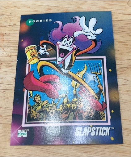 1992 Impel Marvel Universe Series 3 #142 Slapstick — front