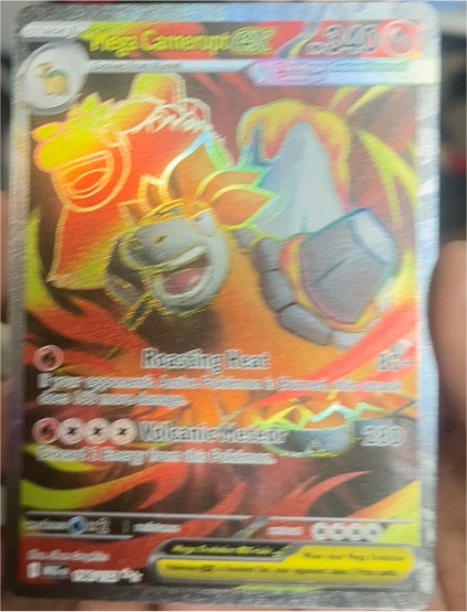 2025 Pokemon Mega Evolutions #156 Mega Camerupt ex — front