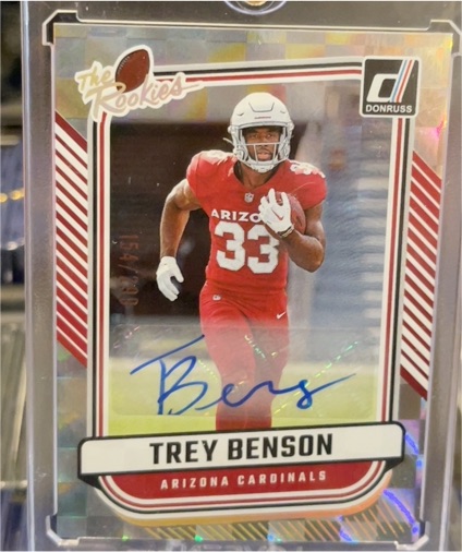 2024 Panini Donruss The Rookies #TR-4 Trey Benson — front