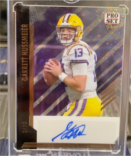 2024 Leaf Pro Set Pure #BA-GN1 Garrett Nussmeier — front