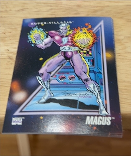 1992 Impel Marvel Universe #128 Magus — front