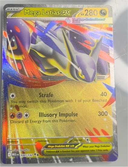 2025 Pokemon TCG Mega Evolution #100 Mega Latias ex — front